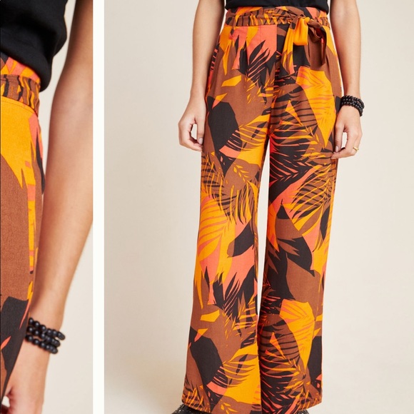 ANTHROPOLOGIE Paradisas Wide Leg Pants - Picture 4 of 12